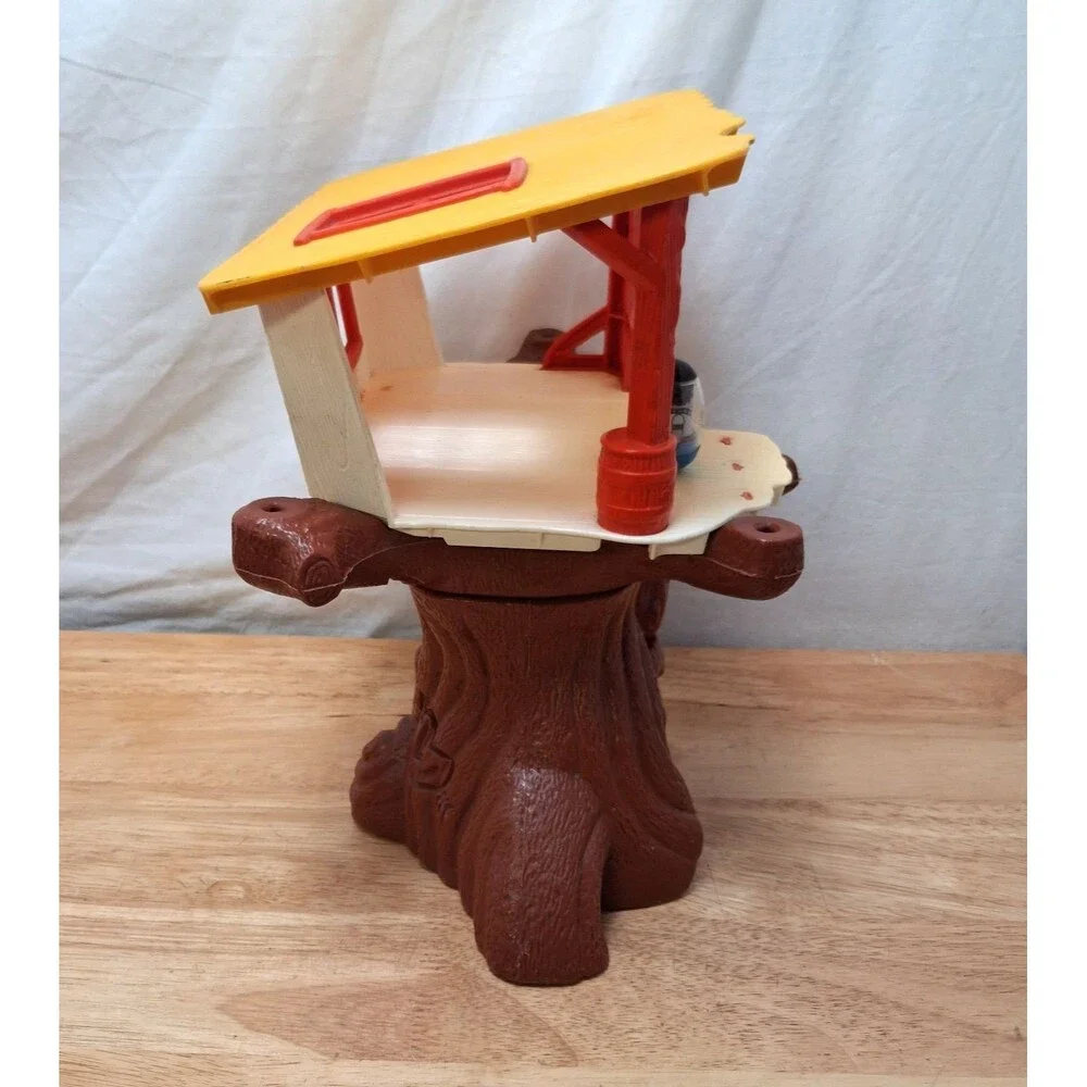 Vintage 1974 Hasbro Weebles Wobble Treehouse Playset 1 Person Included READ
